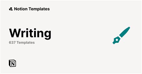 writing templates  notion notion marketplace
