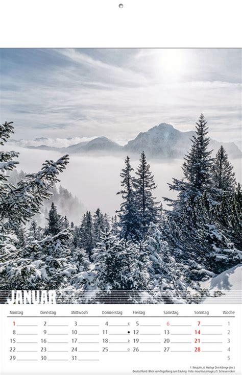 Bergwelten Kalender Berge Alpen Landschaften Outdoor Fotokalender