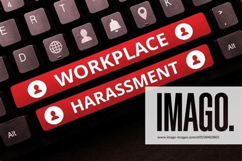 Text Showing Inspiration Workplace Harassment Conceptual Photo Different Race Gender Age Sexual