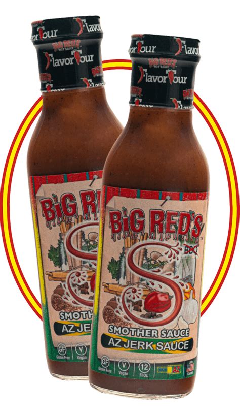 AZ Jerk Smother Sauce Big Red S Hot Sauce