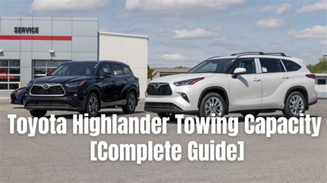 Toyota Highlander Trailer Towing Capacity