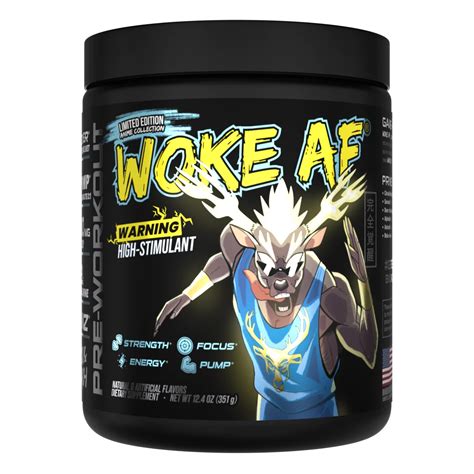 Bucked Up Woke Af Pre Workout Anime Series Yuzu And Peach Flavor Tf