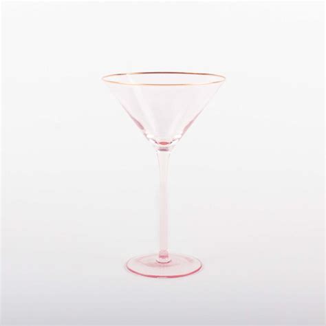 Light Pink Martini Glass 8 Oak Lane