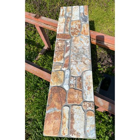 Декоративна чиния от полистирол, релефна имитация на камък, 120 x 30 x ...