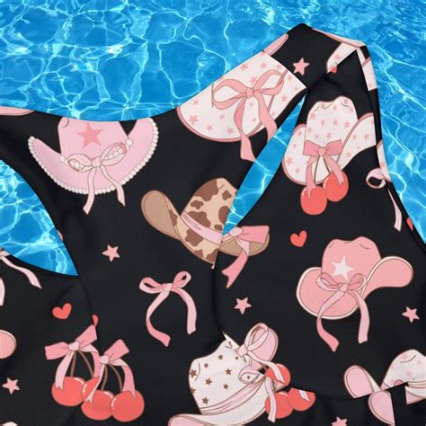 Western Swimwear Cowgirl Coquette Bikini Western Zwemkleding Zwemkleding Voor Meisjes