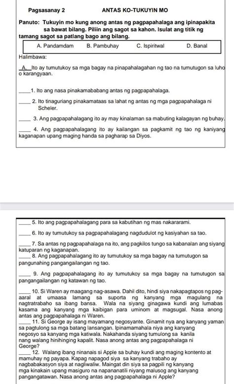 Pakisagot Po Please I Brai Brainlist Ko Po Yung Sagot Niyo Yung