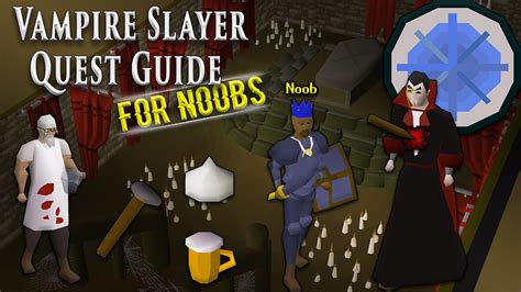 Osrs Vampire Slayer Quest Guide For Noobs Youtube