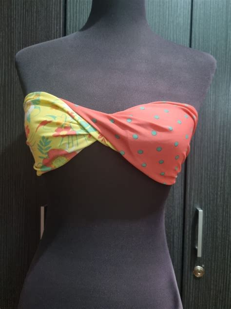 Bandeau Bikini Top Women S Fashion Swimwear Bikinis Swimsuits On Carousell