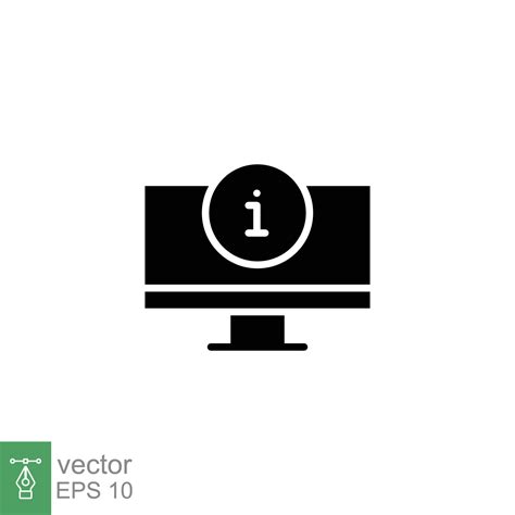 Monitor Alert Icon Exclamation Mark Computer Technology Concept