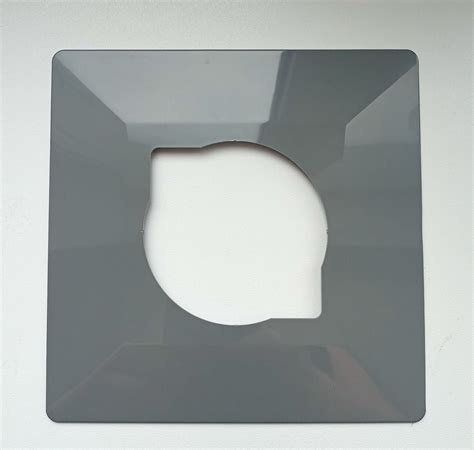 Рамка накладка под выключатель и розетку для защиты обоев темно-серая ...