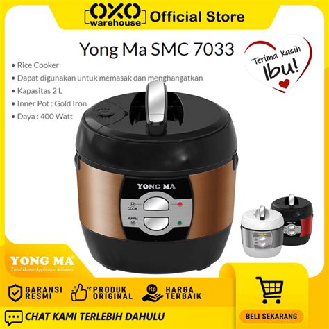 Jual Oxo Warehouse Yong Ma Rice Cooker Magicom L Smc Garansi