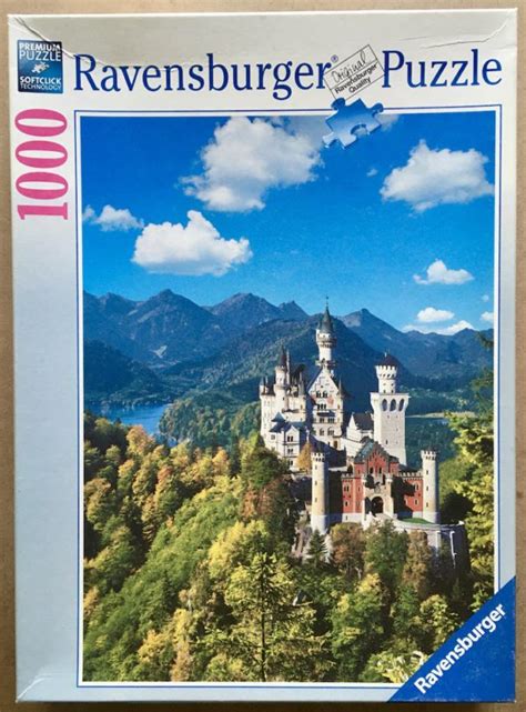 1000 Ravensburger Neuschwanstein Castle In Autumn Rare Puzzles