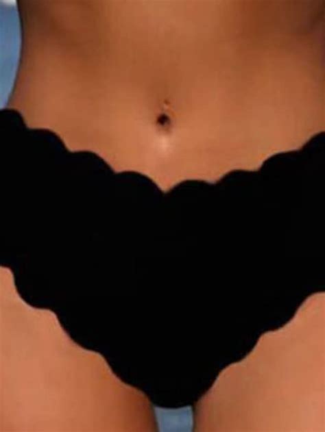 Women S Plus Size Swimwear Bikini Piece Cheeky Swimsuit Backless Halter Vacation Sexy Pure