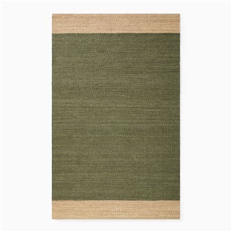 Bordered Jute Rug West Elm