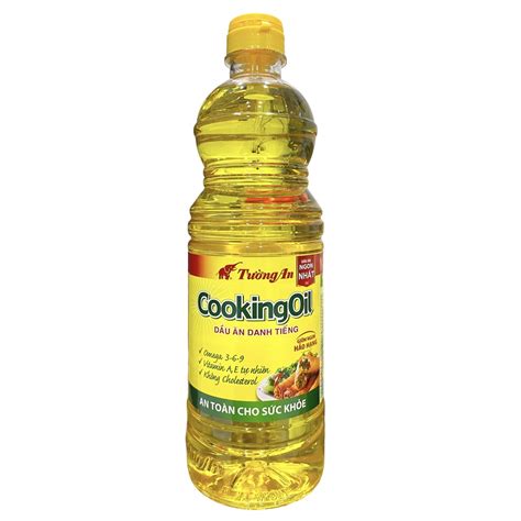 Dầu thực vật Tường An chai 1L - Dầu ăn Tường An Cooking oil | Shopee ...