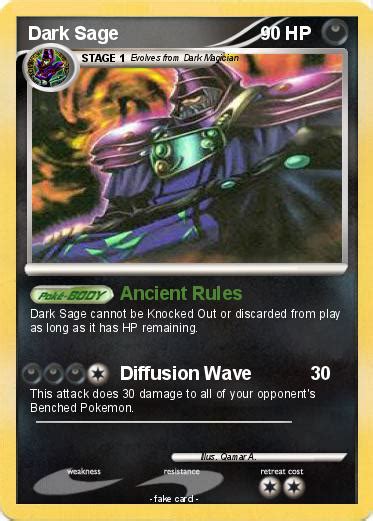 Pokémon Dark Sage 6 6 Ancient Rules My Pokemon Card