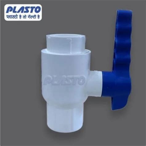 Blue And White Plasto UPVC Ball Valve Water Size 2inch At Rs 90