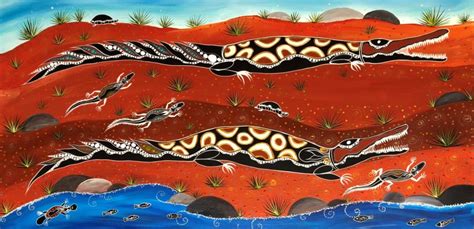 Melanie Hava / Crocodiles Snooze on the Warm Sand (MH415)