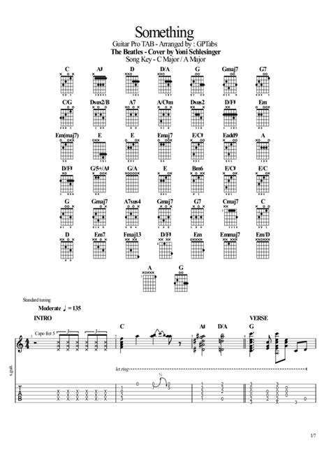 Beatles Something Guitar Chords