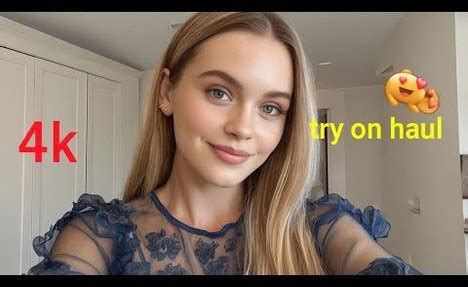 K Transparent Try On Haul Micro Swimsuit Try On Haul See Through Transparent Lingerie