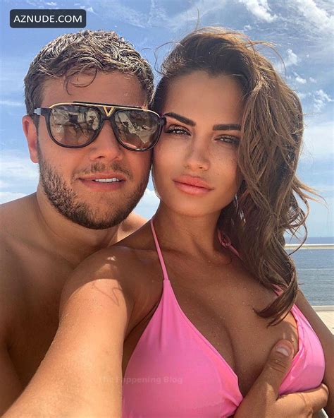 Nicole Bass In A Pink Bikini In The Pool During Her Vacation In Cyprus Aznude