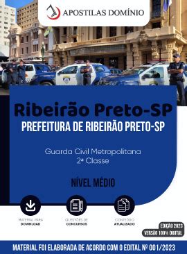 Apostila Prefeitura De Ribeir O Preto Sp Guarda Civil