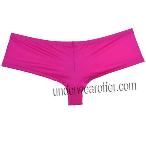 Men S Cheeky Booty Bikini Boxers Bluge Pouch Thong Pants Hight Cut Boxer Briefs MU