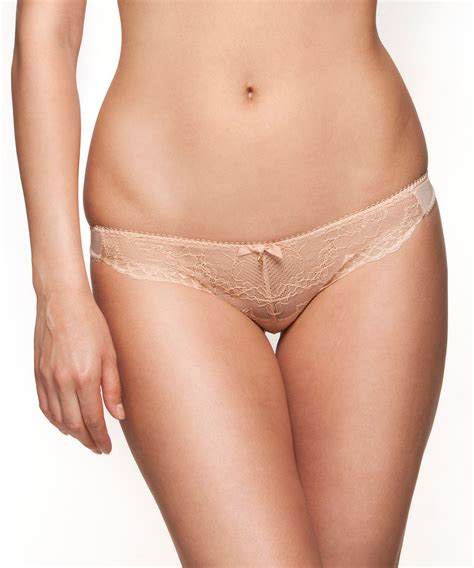Mm Dessous GOSSARD 7716 NUDE Spitzen String XS XL