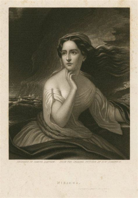 Miranda Shakespeares Tempest Engraved By Samuel Sartain From The