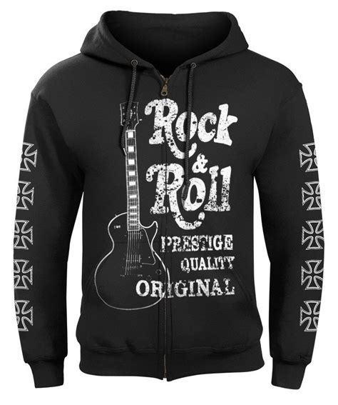 Bluza Rock Roll Prestige Quality Original Rozpinana Z Kapturem S