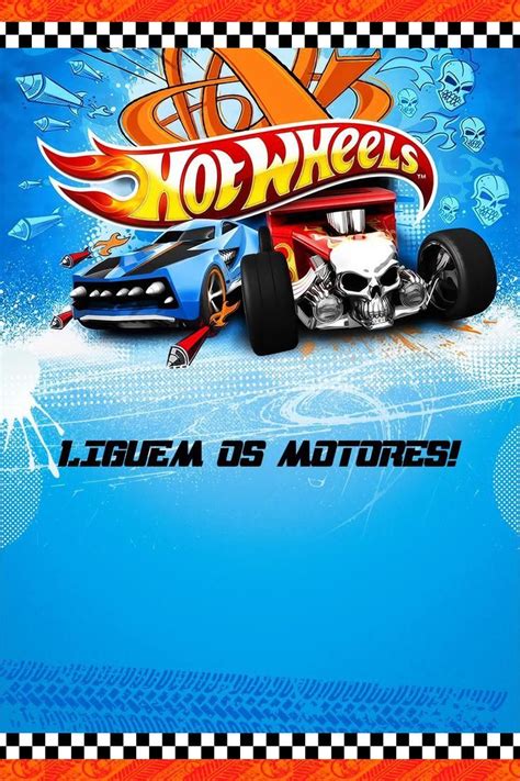 8 ideas de Tarjetas para thiago cumpleaños de hot wheels fiesta de hot wheels invitaciones