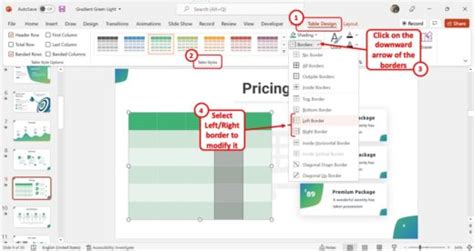 How To Add Table Border In Powerpoint [complete Guide ] Art Of Presentations