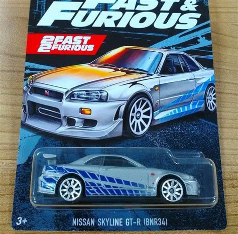 Nissan Skyline Gt R Bnr Toy Car Hot Wheels