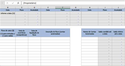 Exemplo De Planilha De Fluxo De Caixa No Excel Novo Exemplo