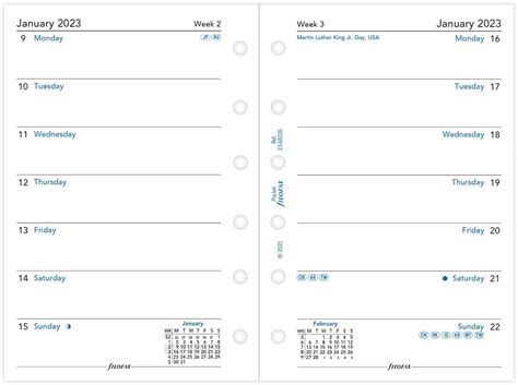 Amazon Filofax Pocket Month On Two Pages English 2024 Diary White