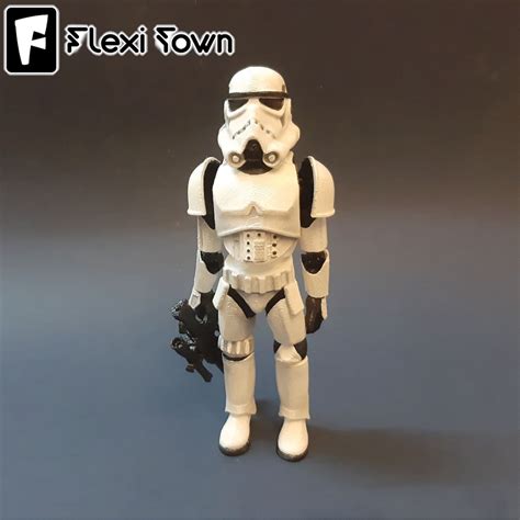 Free Stl File Flexi Print In Place Stormtrooper 🫡 3mf ・model To