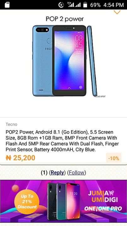 Is Tecno Pop2 Power A Good Phone Phones Nigeria