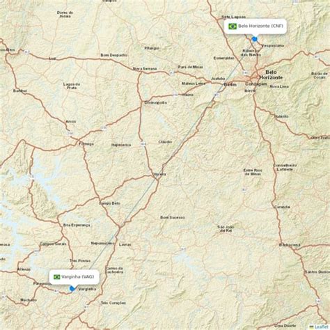 Distancia De Varginha A Bh - Varginha (VAG) flight routes & destinations - Flight Routes