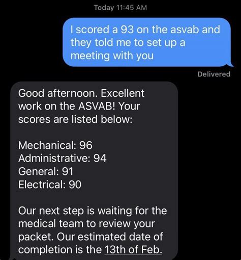 my husband really studied his ass off in prep for the ASVAB. needless ...
