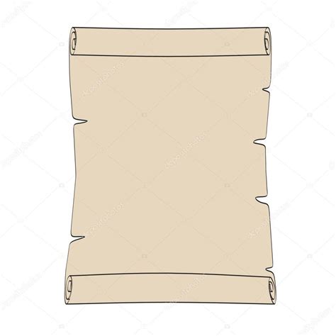 Cartoon Image Of Paper Scroll Stock Photo By ©3drenderings 41564481
