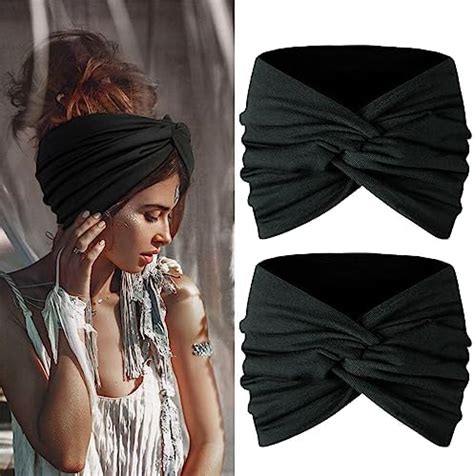 Sandn Remille Wide Boho Headbands For Women Extra Large