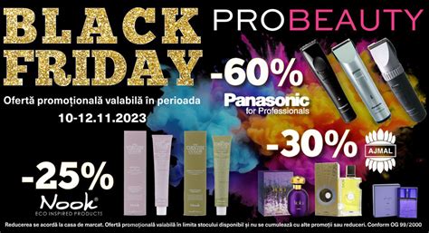 Descoperă reducerile de Black Friday la Pro Beauty Coresi Shopping