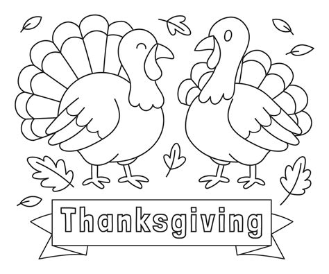 printable turkey coloring pages 7