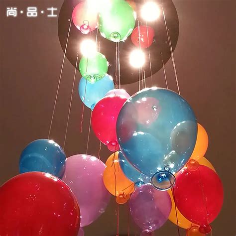 Модная современная светодиодная детская спальня красочная подвеска в ...