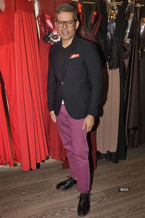 Fashion Designer Amit Agarwal Poses With Ramona Arena During His Fall