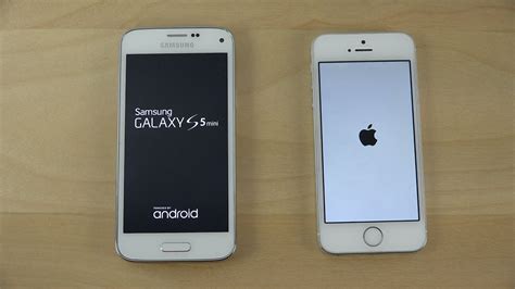 Samsung Galaxy S5 Mini Android 5 0 2 Vs IPhone 5S IOS 8 3 Which Is