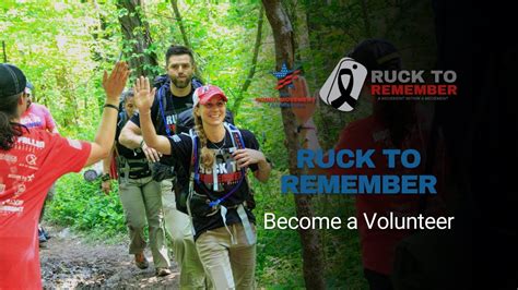 Ruck To Remember Become A Volunteer Youtube