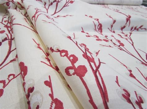 Laura Ashley Pussy Willow Cranberry Curtains From Cushions To Curtains