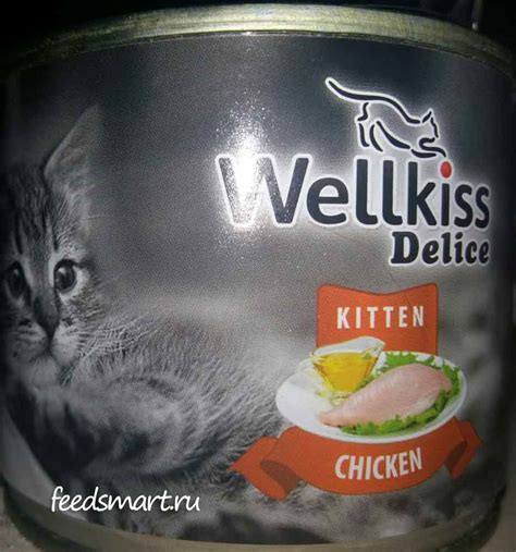Wellkiss Delice Kitten Chicken - рейтинг, обзор корма, сравнение и ...