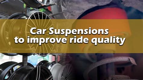 How To Fix The Suspension Issues Of Your Car Youtube